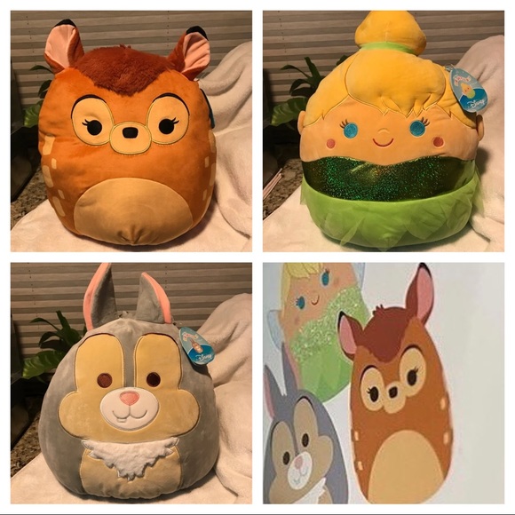 Squishmallow squad Tinkerbell,Bambie and Thumper… all 16” - Picture 1 of 5